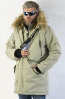 Куртка Аляска N-3B Expedition Silver Green (Apolloget)