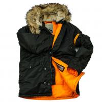 Куртка Аляска Husky Black Натуральный Мех (Nord Denali)