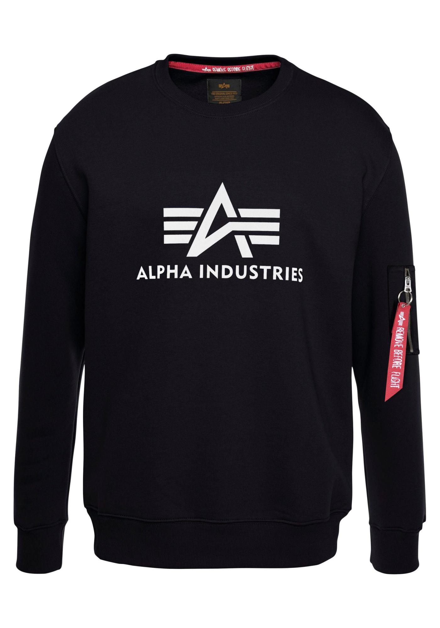 Толстовка 3D Logo Sweater II (Alpha Industries) купить в Москве - Podwal
