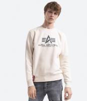 Толстовка Basic Sweater Embroidery (Alpha Industries)