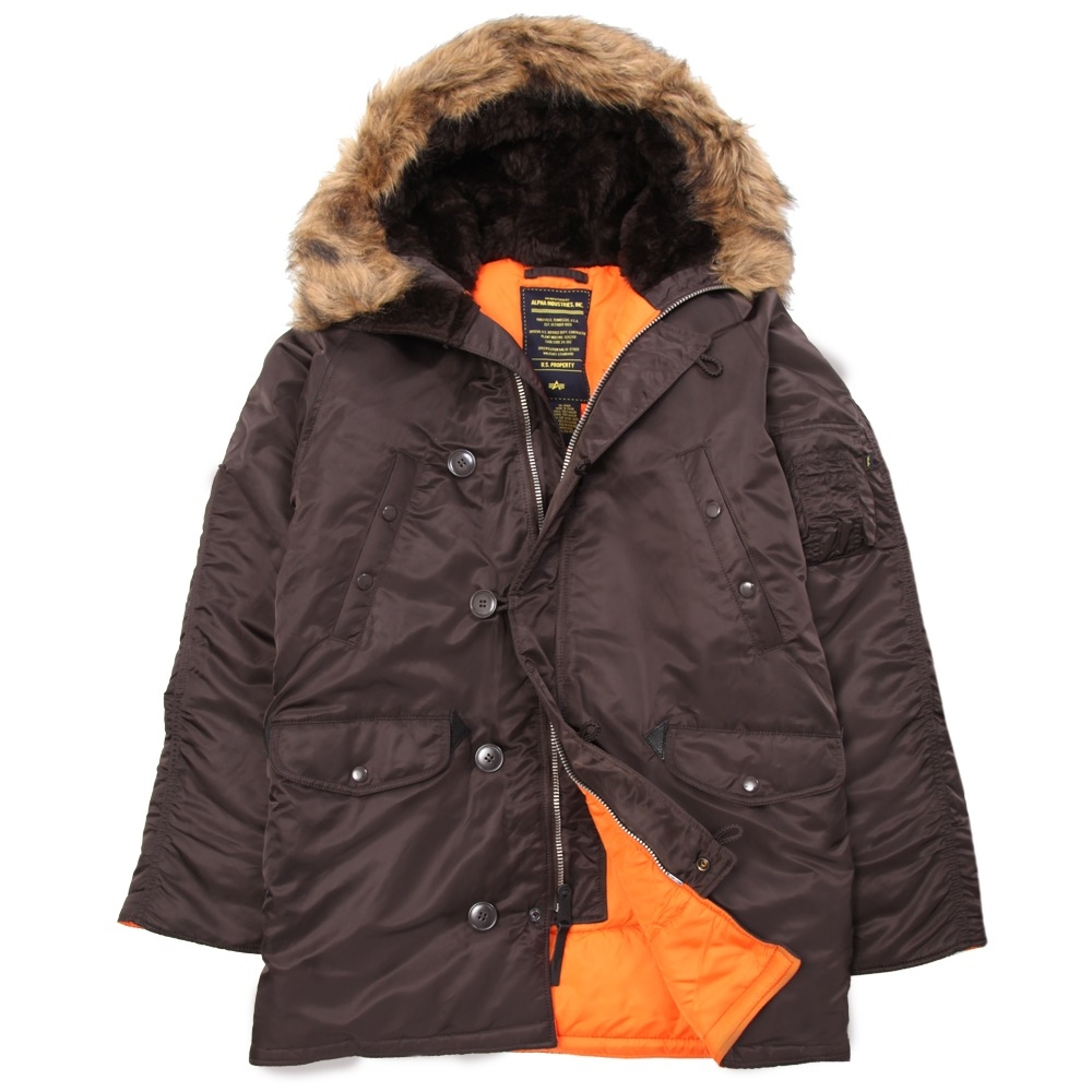 Куртка Аляска Slim Fit N-3B Parka (Alpha Industries) купить в Москве -  Podwal
