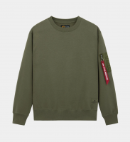Толстовка Utility Pocket Crewneck (Alpha Industries)