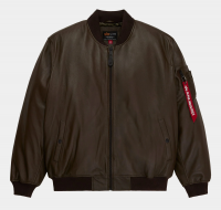 Кожаная куртка MA-1 Flight Jacket (Alpha Industries)
