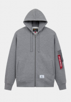 Толстовка Utility Pocket Full Zip Relaxed Fit (Alpha Industries)