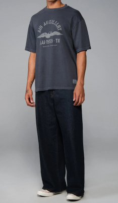 Футболка Essential Relaxed Fit Battelewash Air Aux (Alpha Industries)