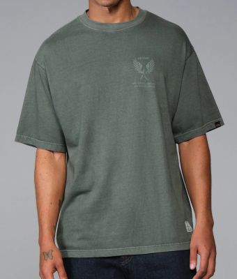 Футболка Essential Relaxed Fit Battlewash Air Corps (Alpha Industries)