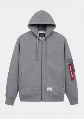 Толстовка Utility Pocket Full Zip Relaxed Fit (Alpha Industries)