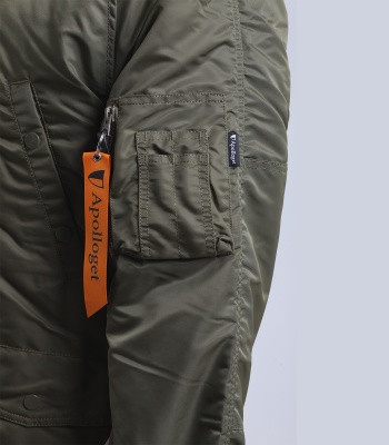 Куртка Аляска N-3B Husky Capers/Orange (Apolloget)