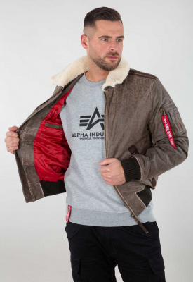 Кожаная куртка Injector III Leather (Alpha Industries)