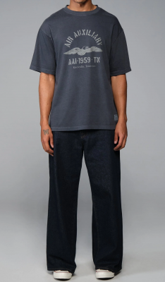 Футболка Essential Relaxed Fit Battelewash Air Aux (Alpha Industries)