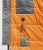 Куртка Аляска N-3B Husky Olive/Orange (Apolloget)